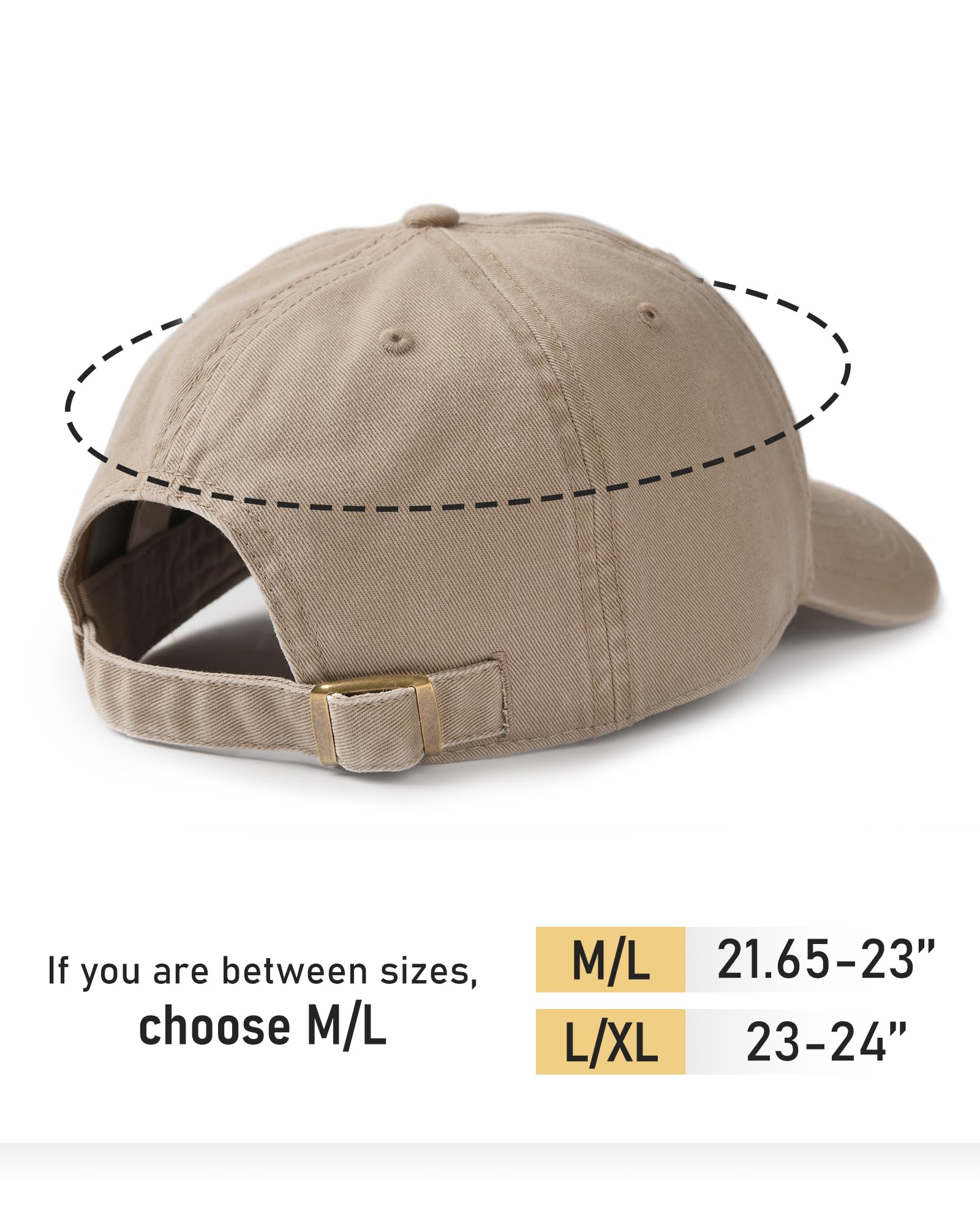 FURTALK Unisex Vintage Unstructured Baseball Cap Washed Cotton Dad Hat | 100% Cotton, Adjustable Buckle, Lightweight, Breathable, Box Package, Outdoor Caps