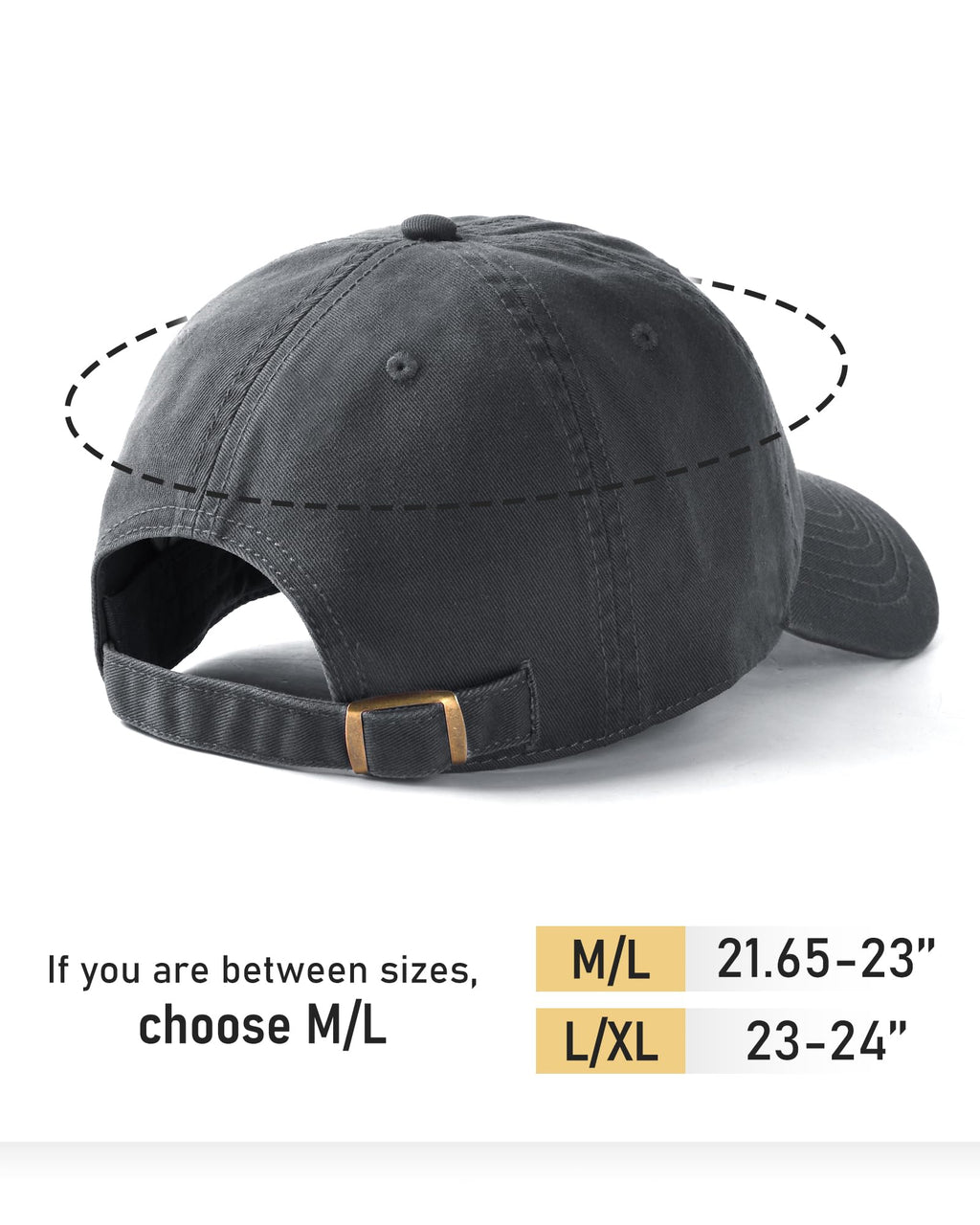 FURTALK Unisex Vintage Unstructured Baseball Cap Washed Cotton Dad Hat | 100% Cotton, Adjustable Buckle, Lightweight, Breathable, Box Package, Outdoor Caps