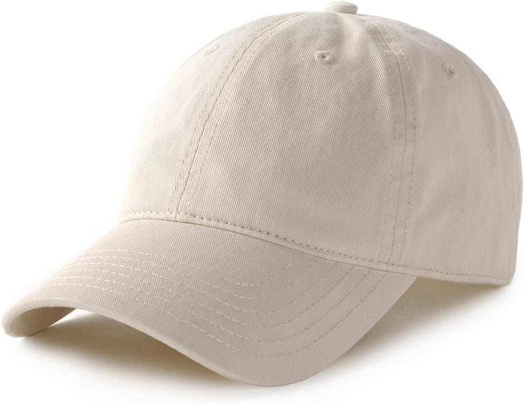 FURTALK Unisex Vintage Unstructured Baseball Cap Washed Cotton Dad Hat | 100% Cotton, Adjustable Buckle, Lightweight, Breathable, Box Package, Outdoor Caps