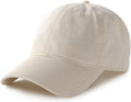 FURTALK Unisex Vintage Unstructured Baseball Cap Washed Cotton Dad Hat | 100% Cotton, Adjustable Buckle, Lightweight, Breathable, Box Package, Outdoor Caps