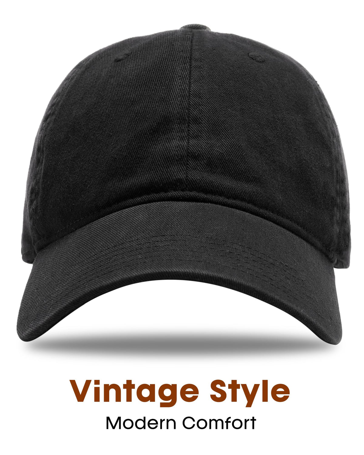 FURTALK Unisex Vintage Unstructured Baseball Cap Washed Cotton Dad Hat | 100% Cotton, Adjustable Buckle, Lightweight, Breathable, Box Package, Outdoor Caps